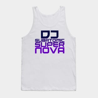 DJ Subatomic Supernova - blue and purple Tank Top